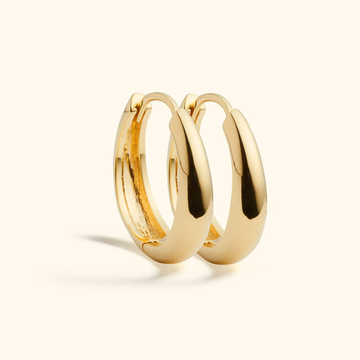 Goudkleurige statement oorbellen